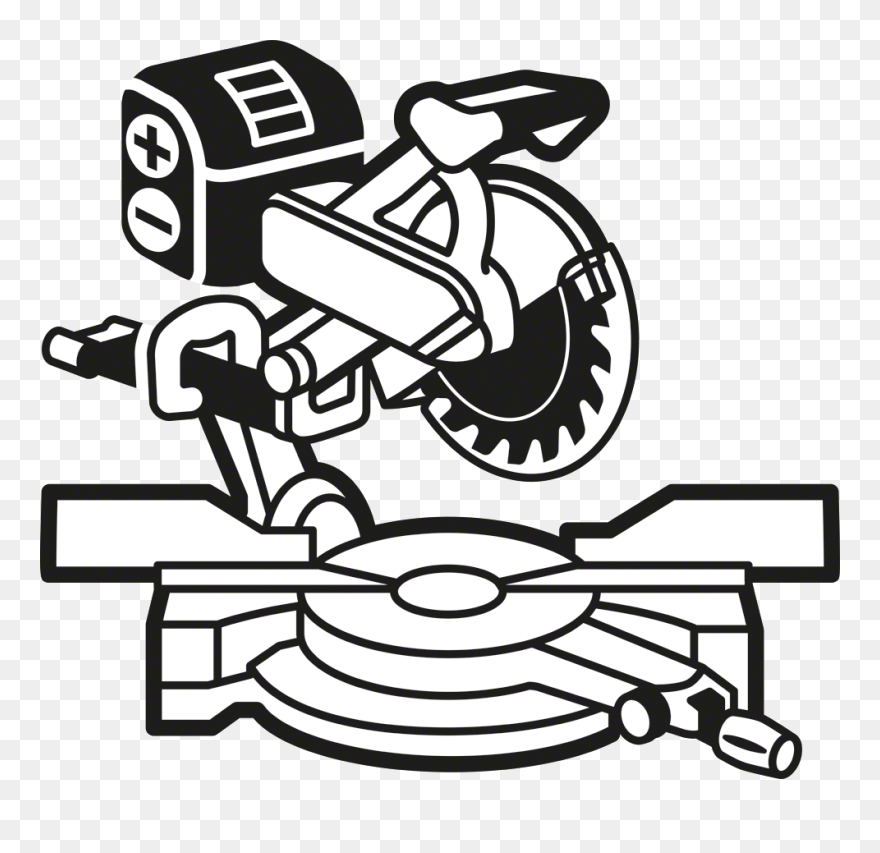 Ptac Cordless-gehrungssaege - Saw Blade Clipart