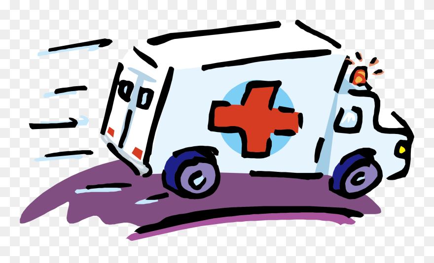 Engine Clipart Automotive Technology - Cartoon Ambulance Clip Art - Png Download