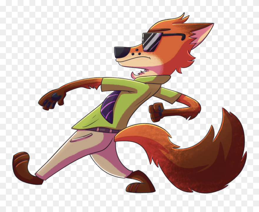 Transparent Zootopia Clip Art - Nick Wilde - Png Download