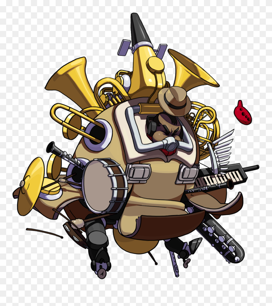 Transparent Jazz Band Clipart - Big Band Skullgirls Png