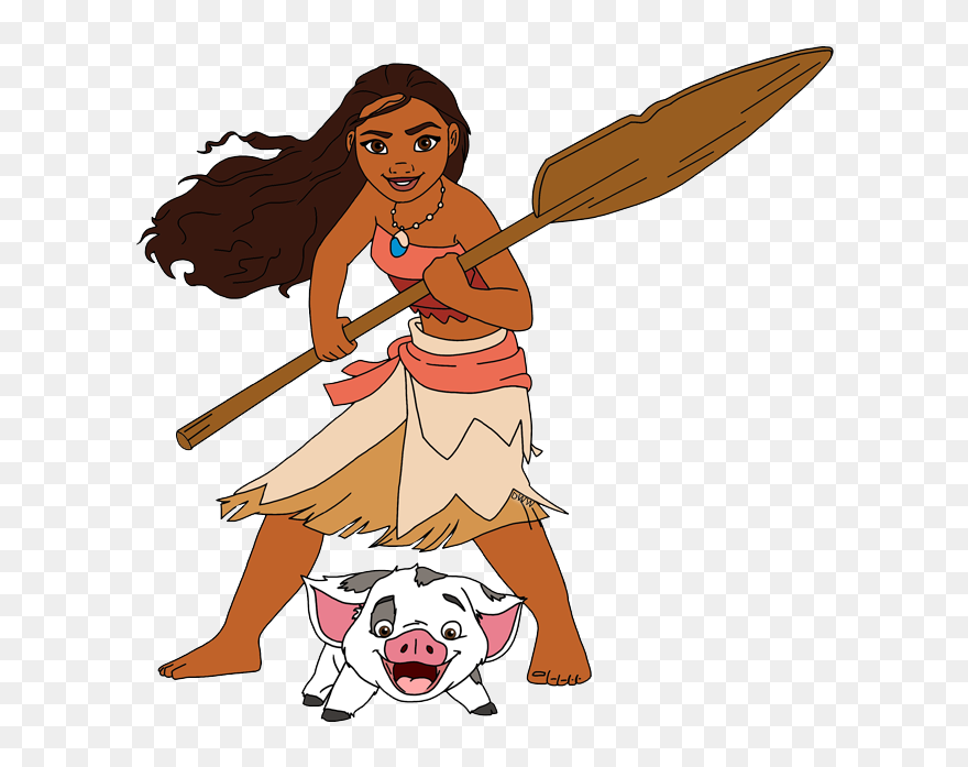 Moana Clip Art Boat Graphics Illustrations Free - Moana Disney Clip Art - Png Download