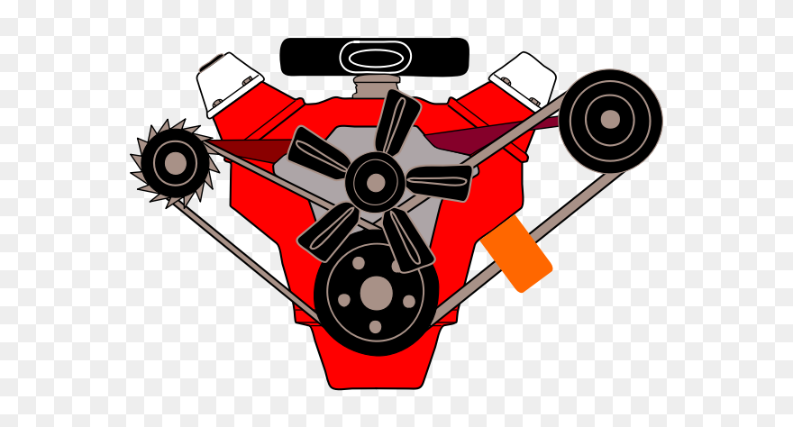 Engine Map - Car Engine Clipart