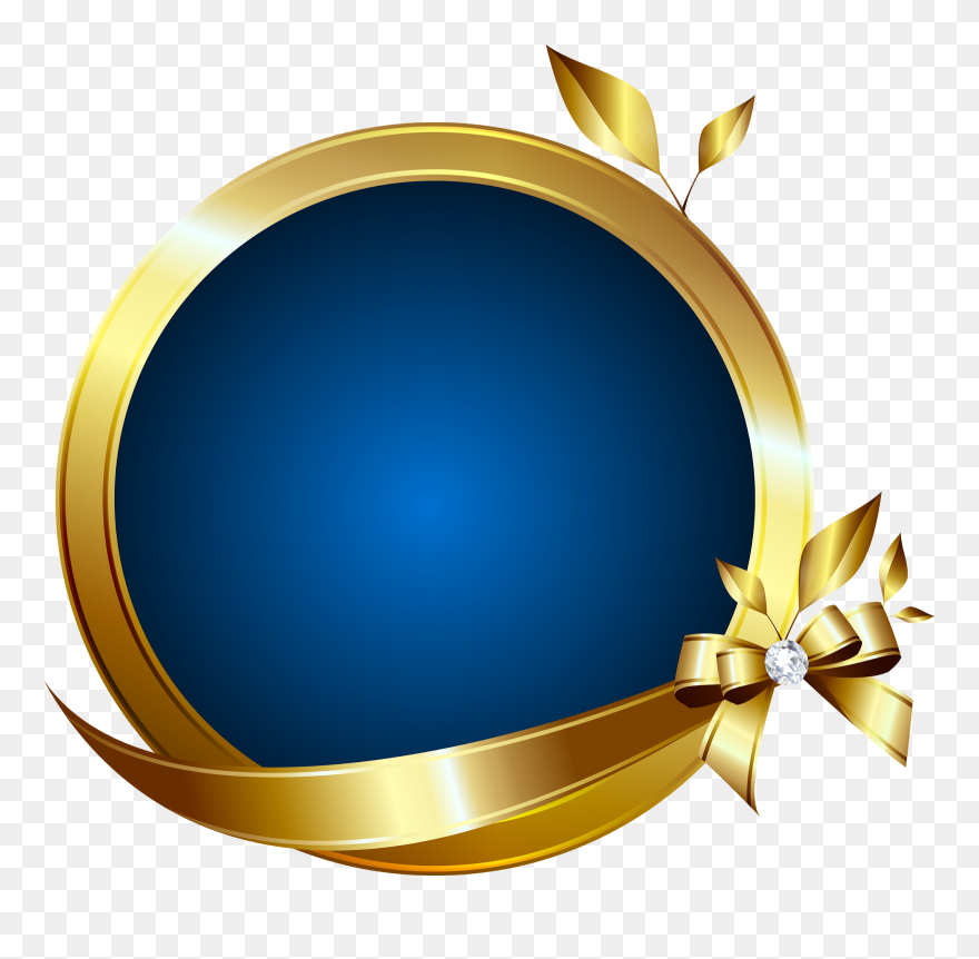Gold Ribbon Background Png Clipart