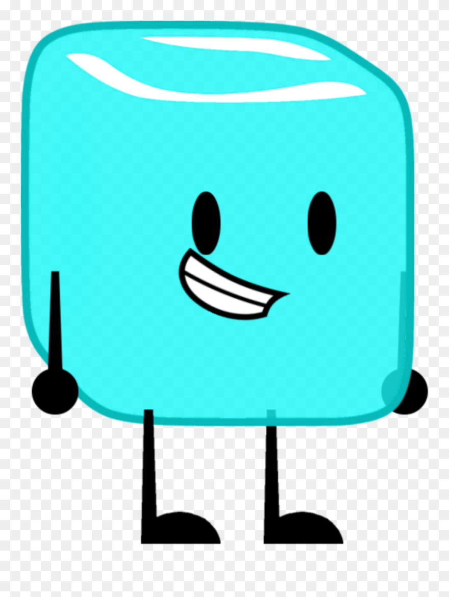 #mq #blue #ice #icecubes #cubes #cube - Cartoon Ice Cube Clipart - Png Download