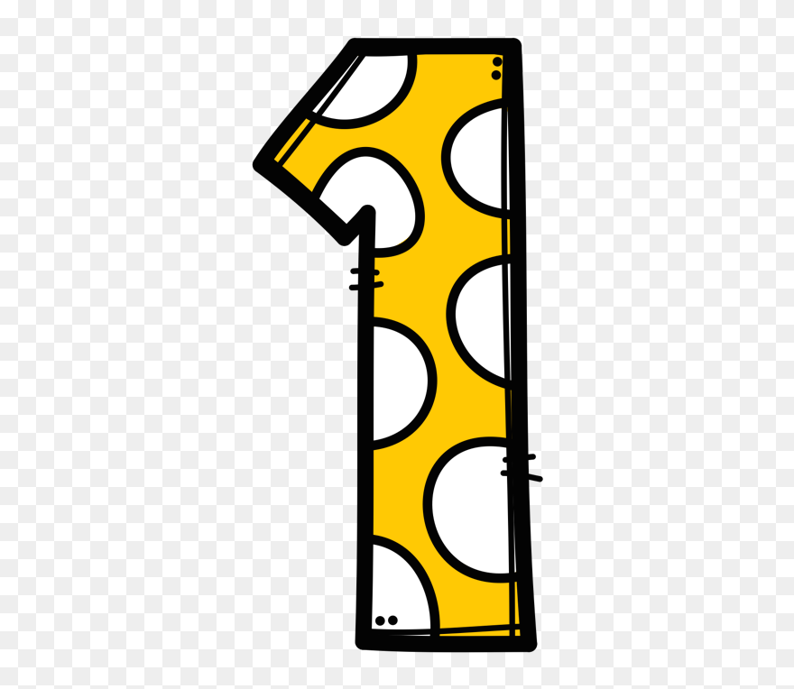 Numero 1 Con Dinosaurios Clipart