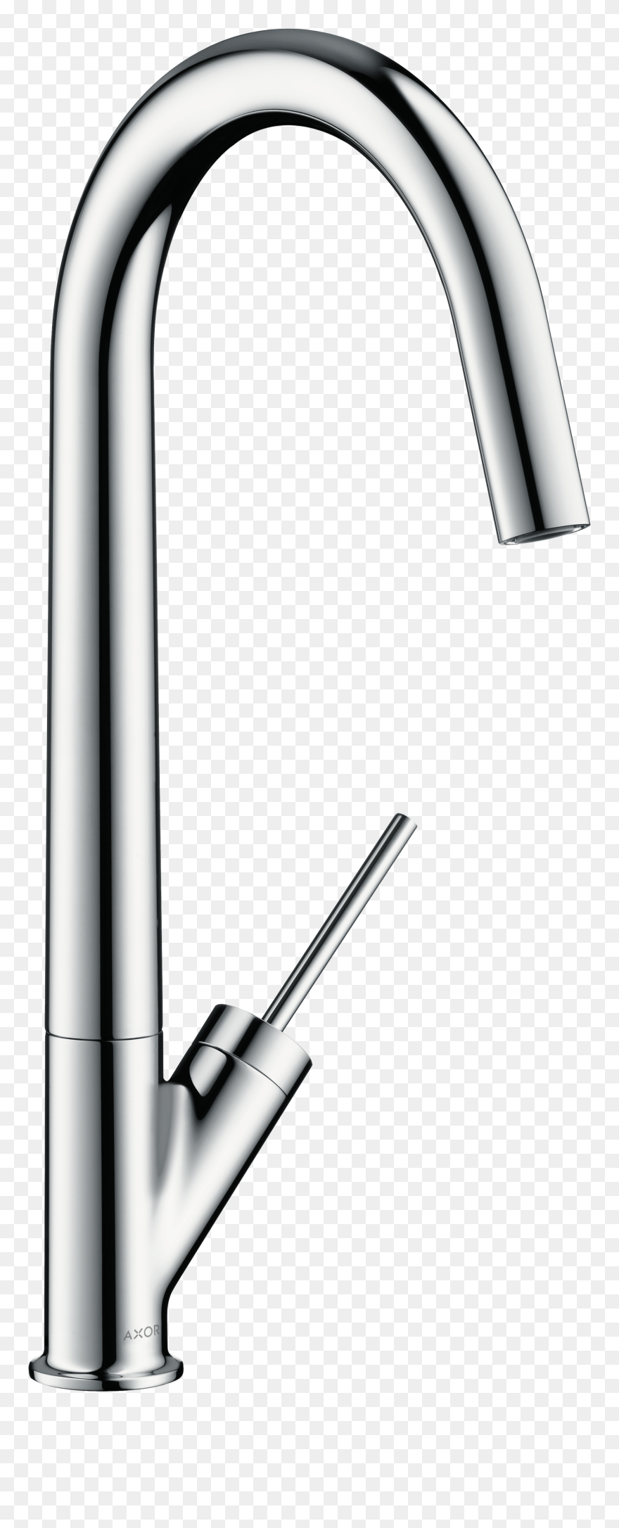 Single Lever Kitchen Mixer 300 With Swivel Spout - Blanco Mida S Chrome Tap Clipart