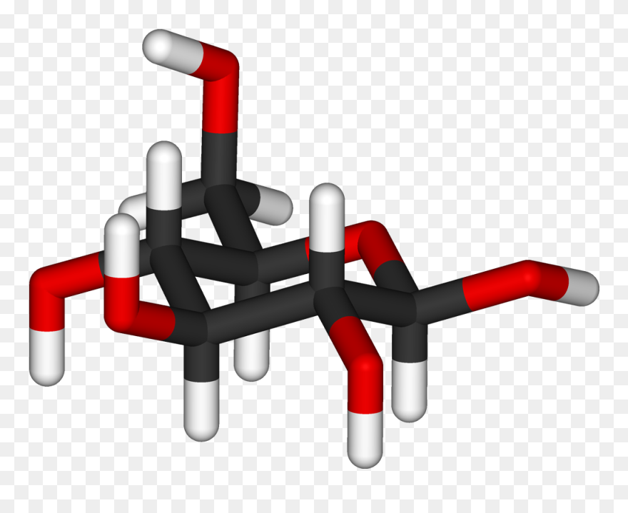 Beta D Glucose 3d Sticks - Beta D Glucose 3d Clipart