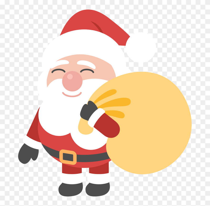 Gift Clipart Shoebox - Papai Noel Desenho Png Transparent Png