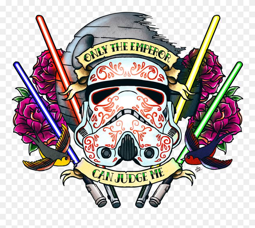 Old School Stormtrooper Tattoo Clipart