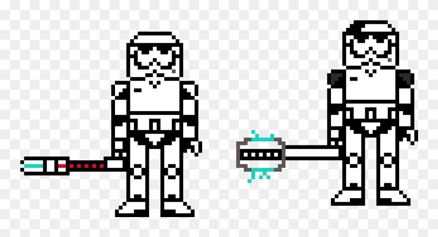 Line Drawing Executioner Storm Trooper Clipart