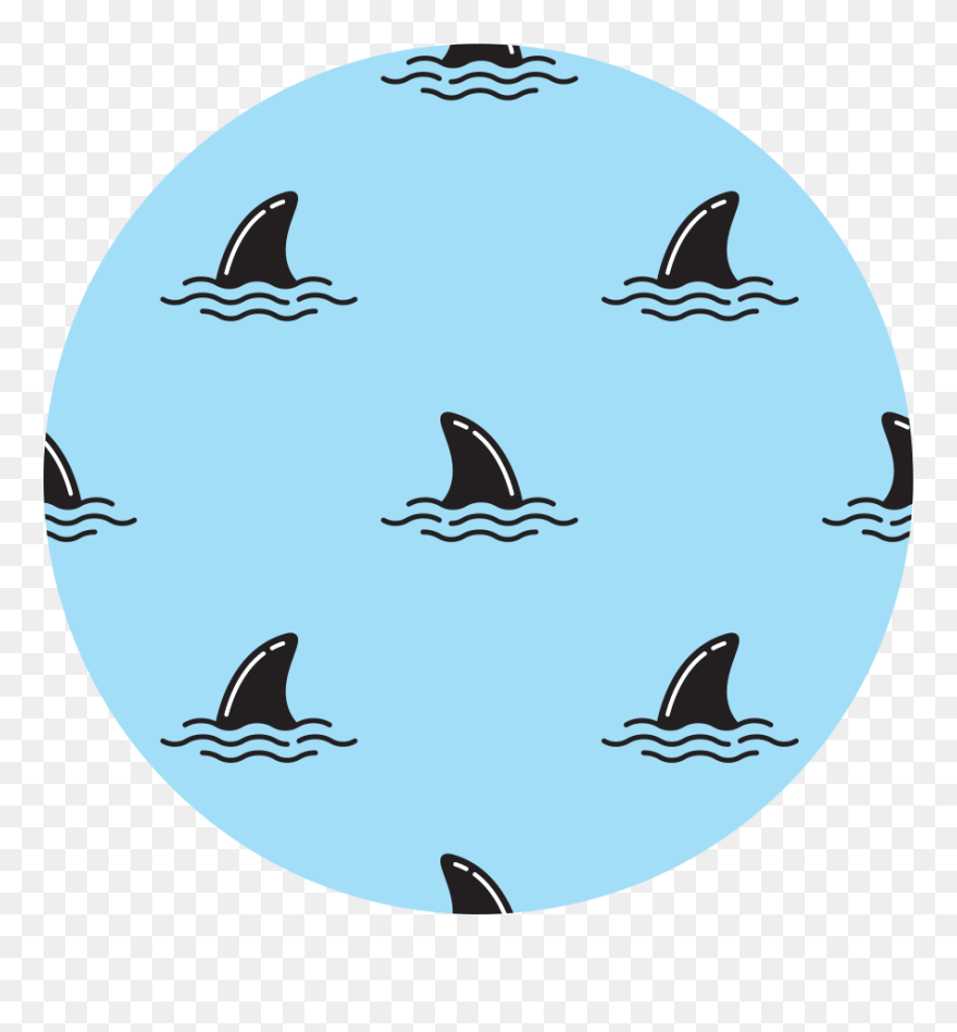 Transparent Shark Fin Clipart - Png Download