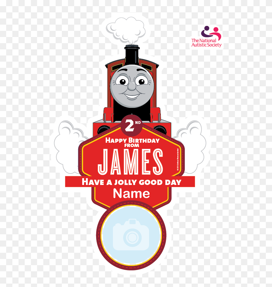 Clipart Train Happy Birthday, Clipart Train Happy Birthday - James The Tank Engine Tshirt - Png Download