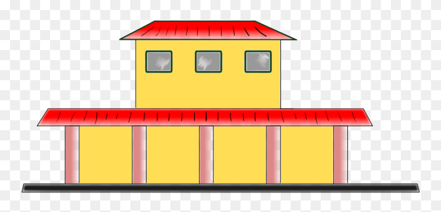 Free Train Station Clip Art - Train Station Clip Art - Png Download