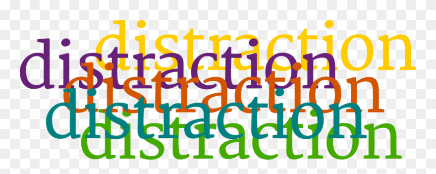 Distraction-1024x362 - Clip Art Distraction - Png Download