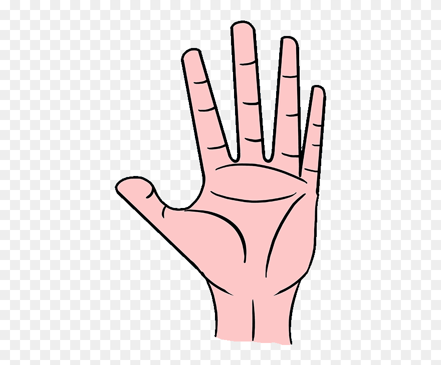 How To Draw Hand - Drawing Clipart