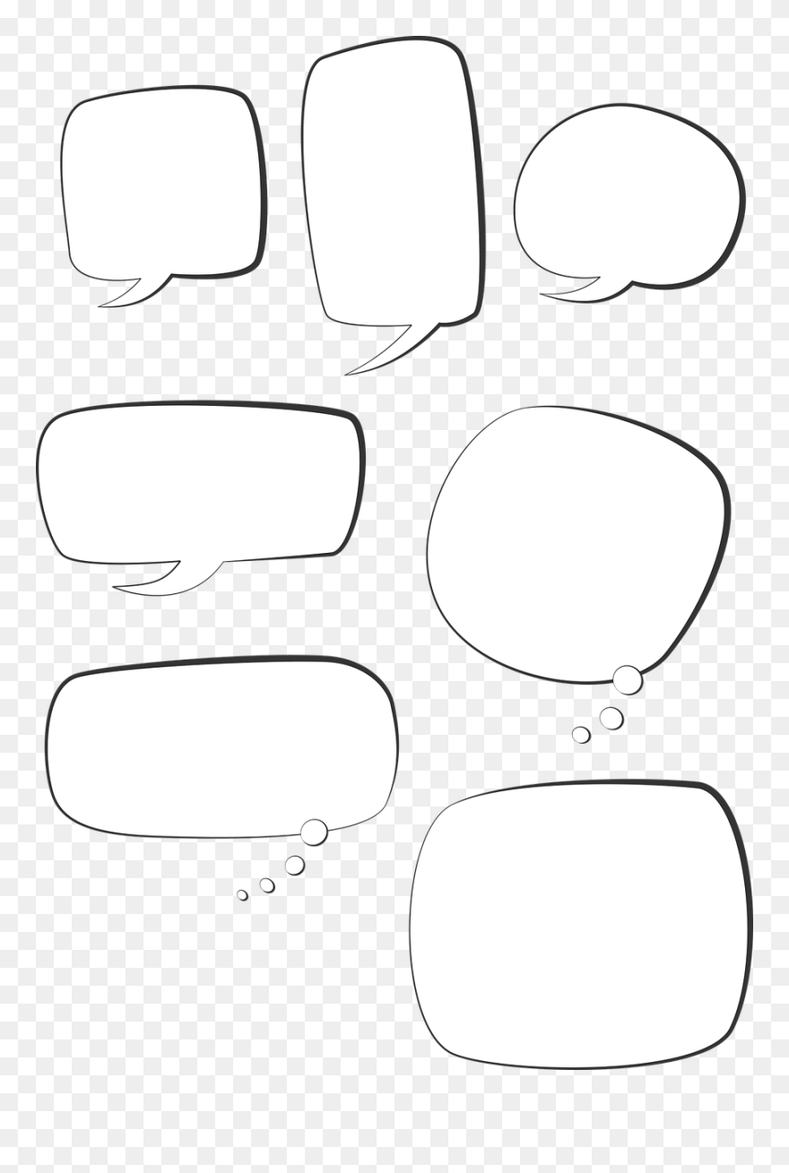Speech Bubble Text Box Talk Bubble - Speech Balloon Clipart