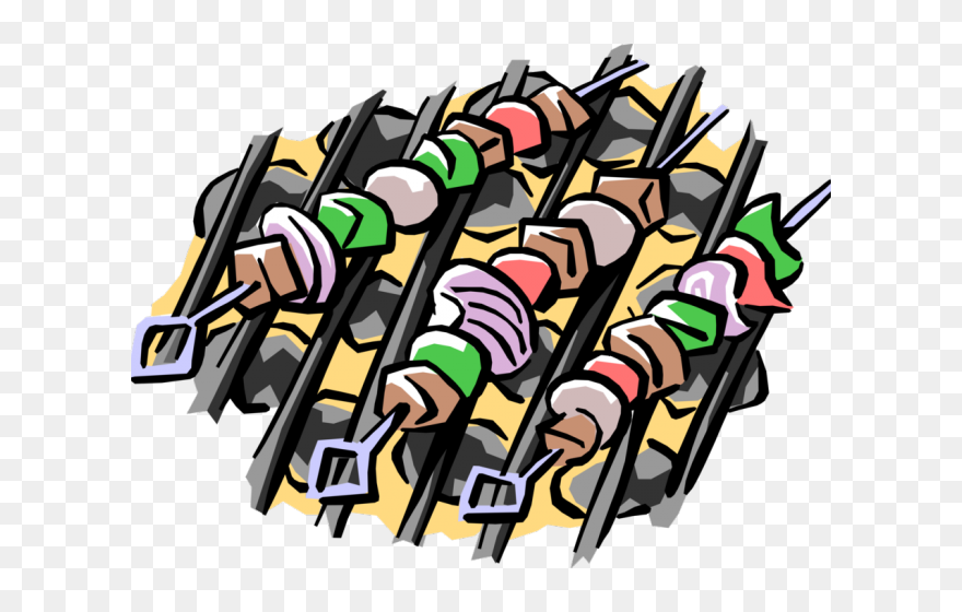 Transparent Barbeque Clipart - Kebab - Png Download