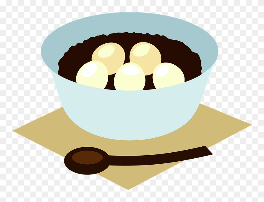 Red Bean Soup Clipart - Chocolate - Png Download