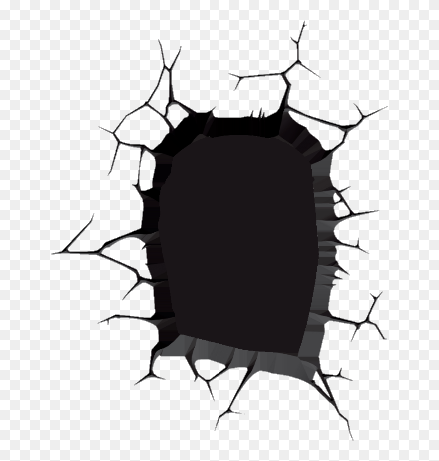 #holeinthewall #cracks #overlay #cracks #overlay #cracked - Iron Man Face Clipart