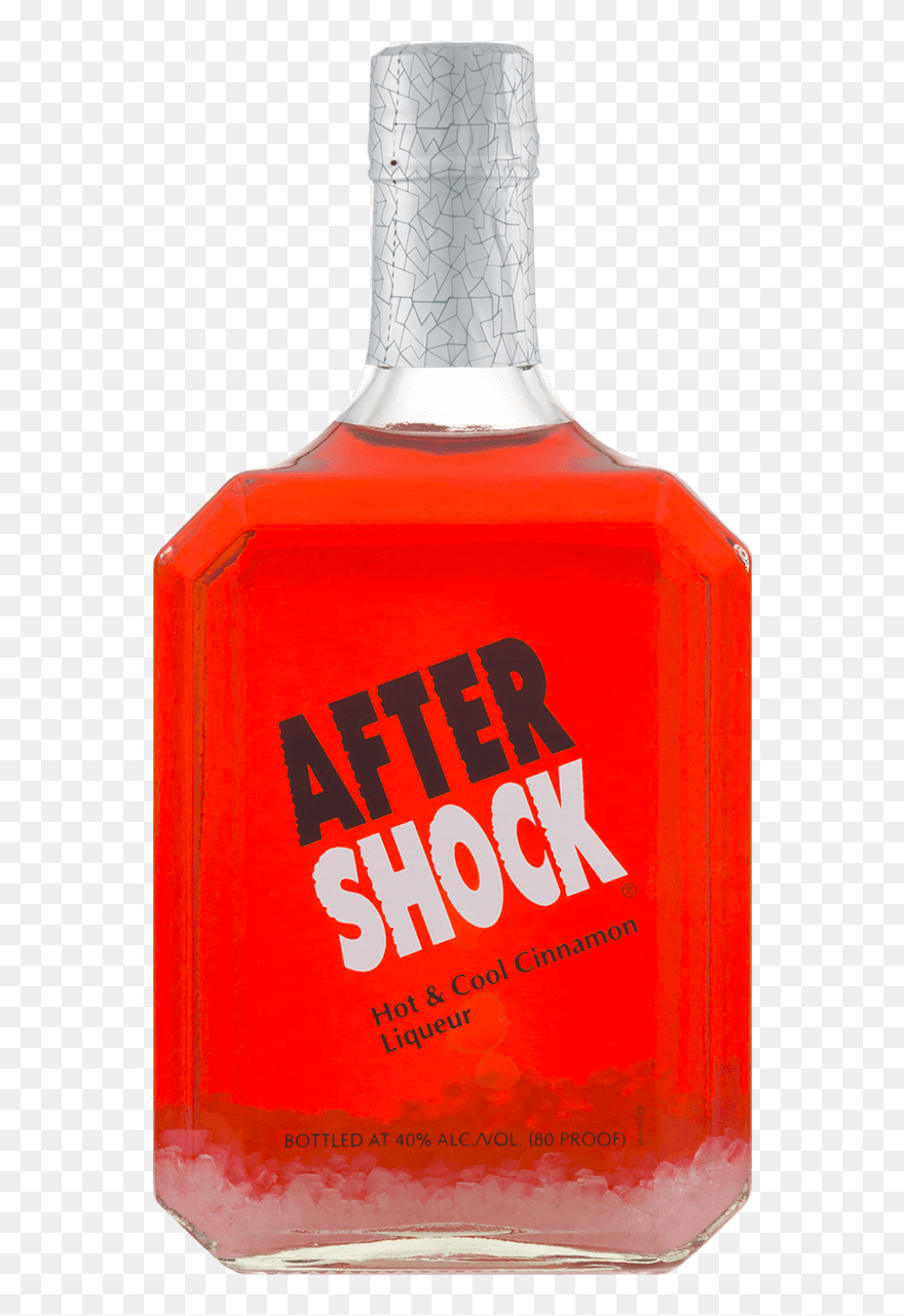 Transparent Cinnamon Bottle Png - After Shock Liqueur Clipart