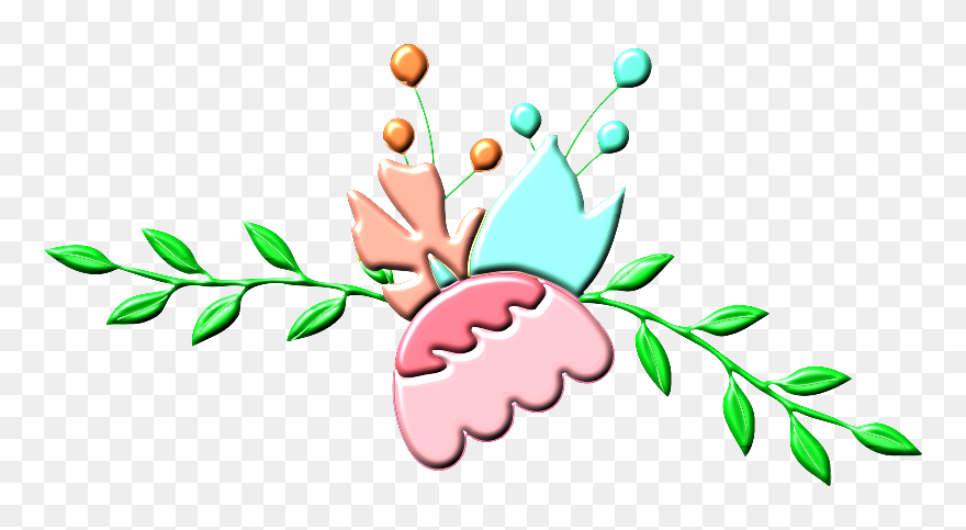 Floral Design - Floral Elements Png Clipart