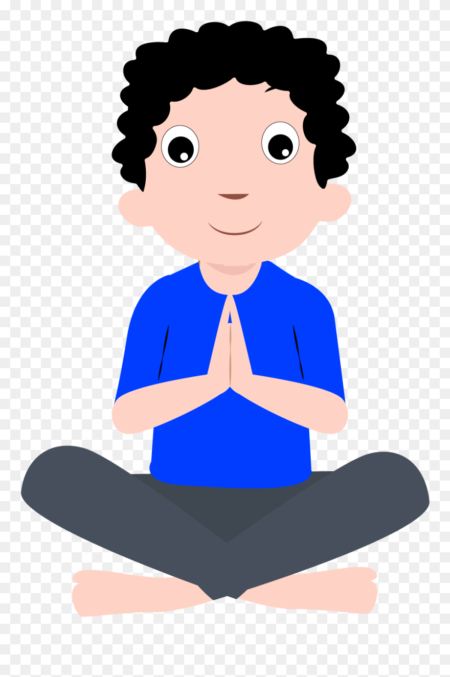 Kids Namaste Clipart - Png Download