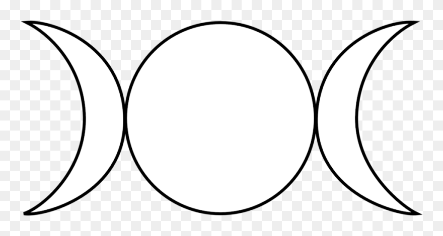 Public Domain Clip Art Image - Triple Goddess Symbol Png Transparent Png