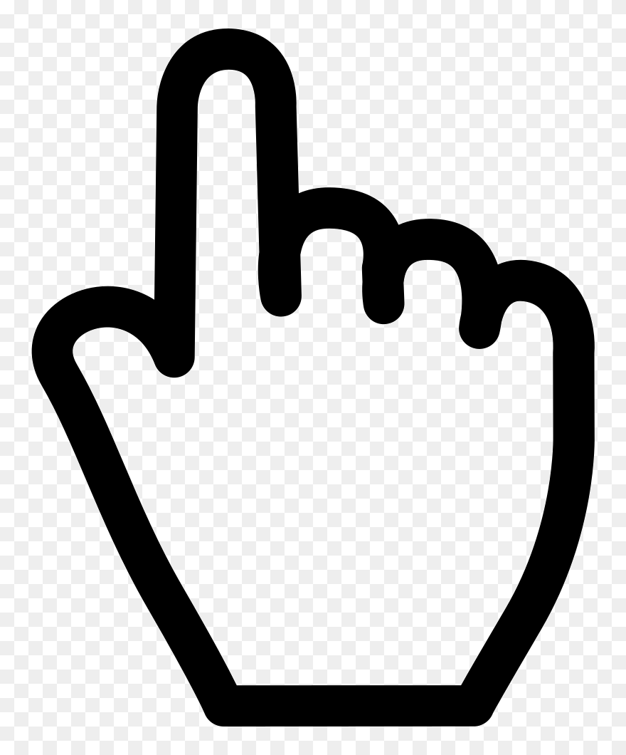 Hand Png Icon - Hand Click Icon Png Clipart