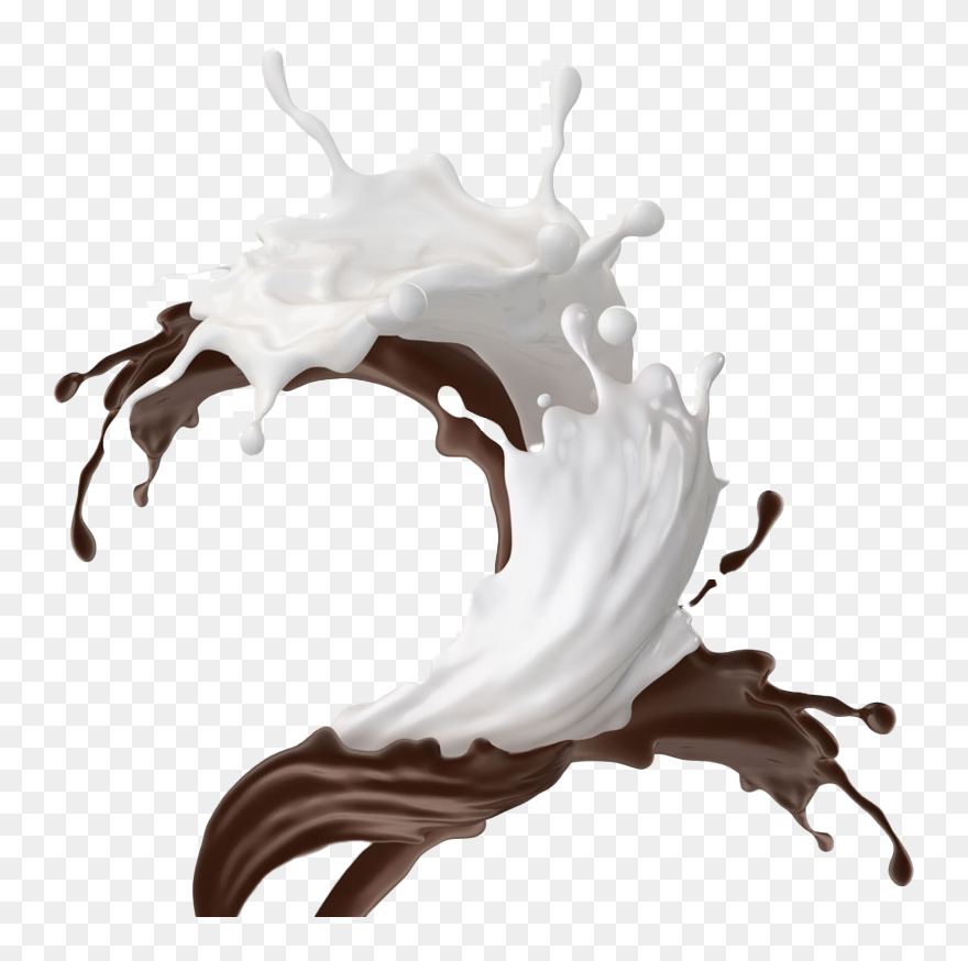 Chocolate Milk Splash Png Free Download - Chocolate Milk Splash Png Clipart