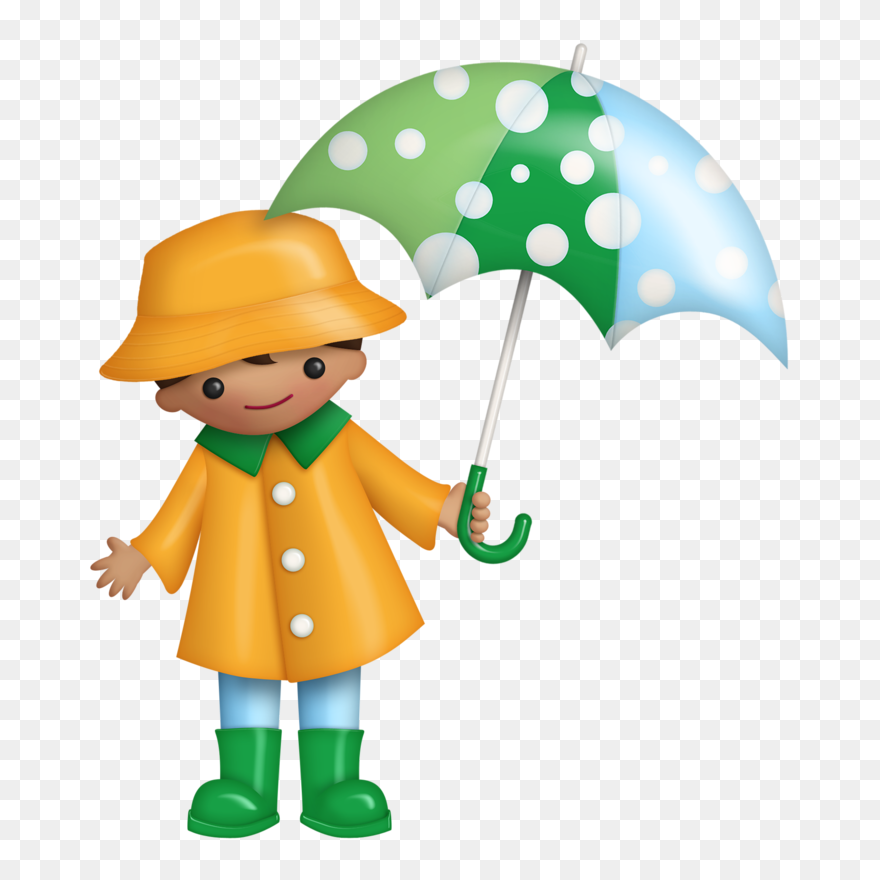 Children Under Umbrella Clip Art - Png Download