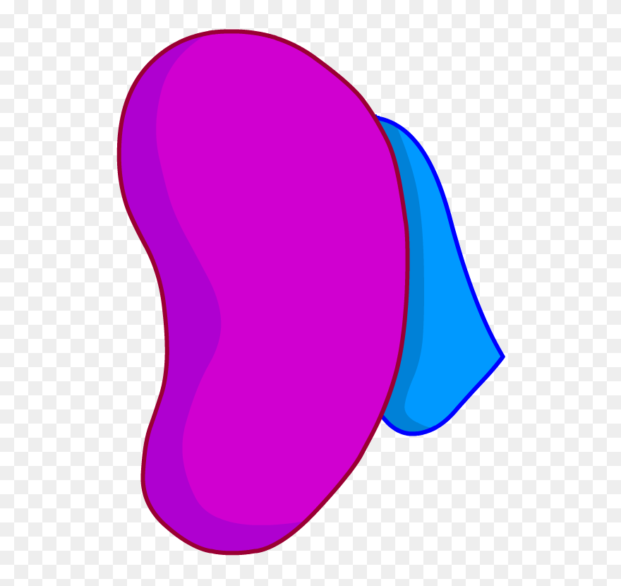 Purple Clipart Jelly Bean - Jelly Bean Body - Png Download