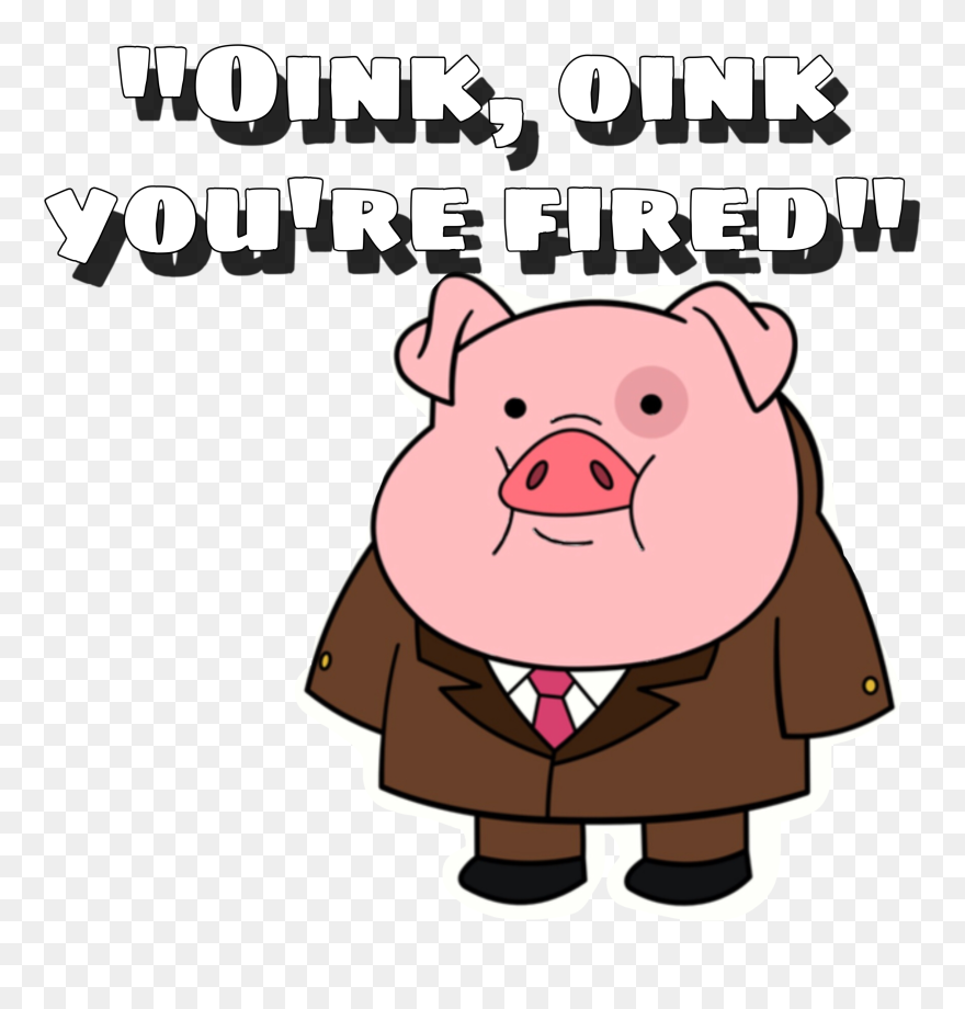 #gravityfalls #waddles #bosswaddles - Cartoon Clipart