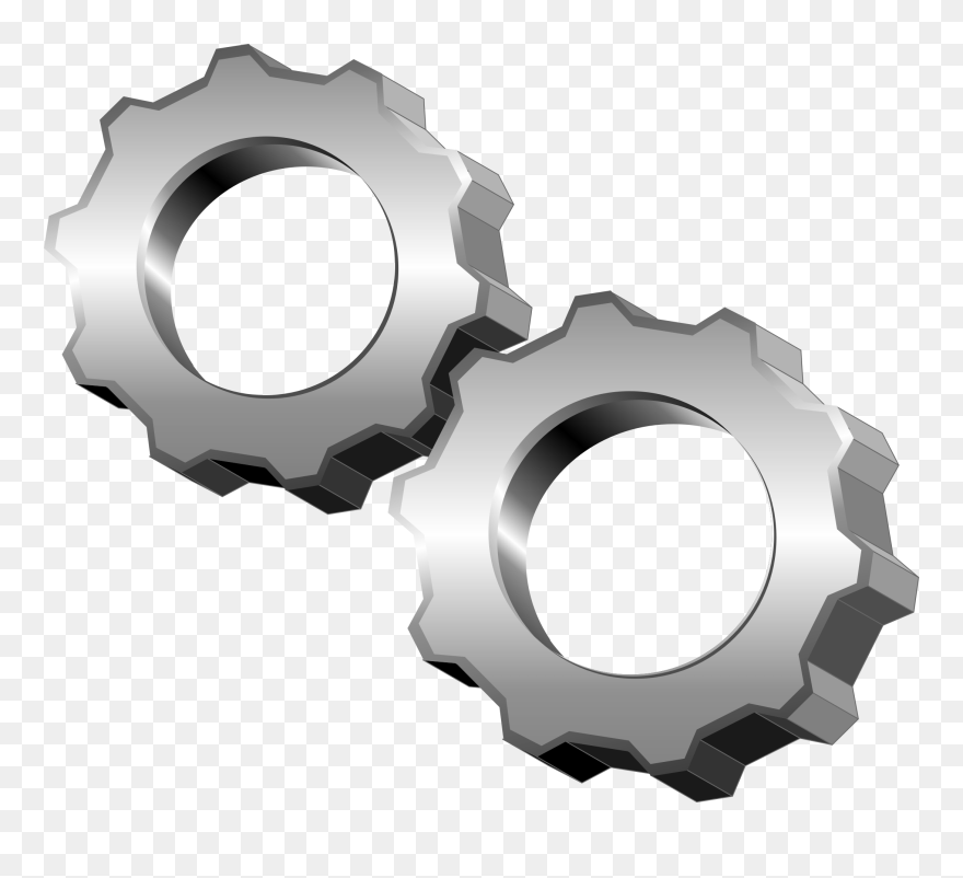 Gears Big Image Png - Gears Clipart Transparent Png