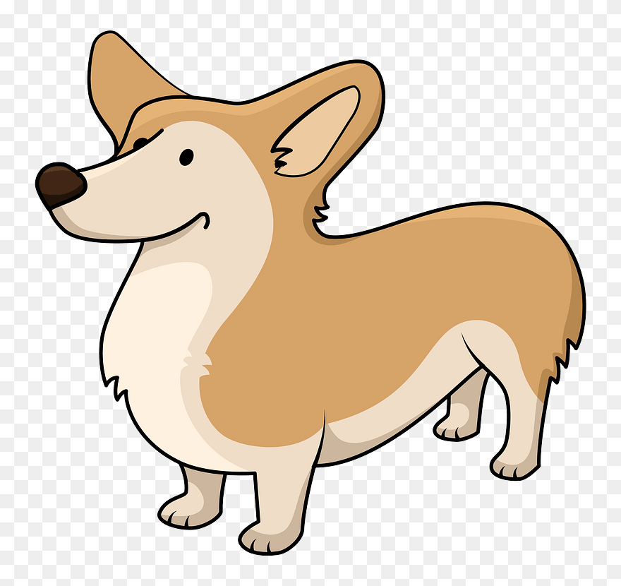 Corgi Clipart - Dog - Png Download