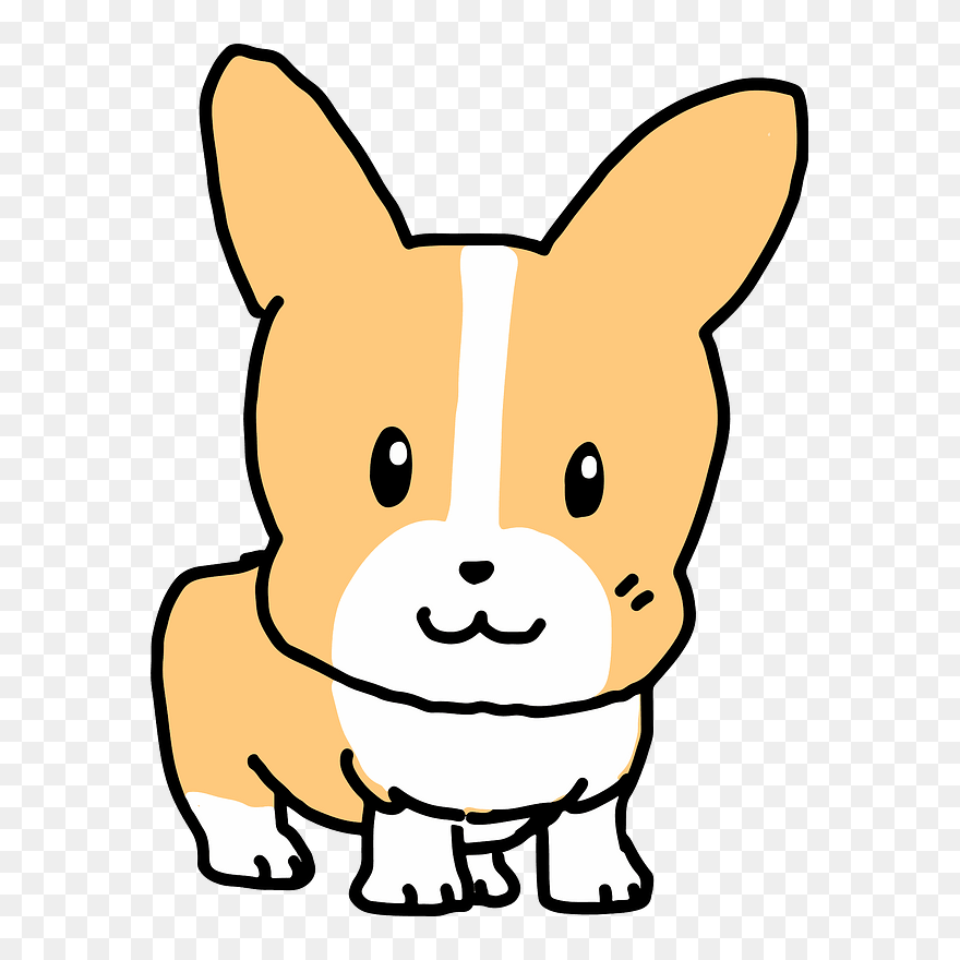 Pembroke Welsh Corgi Clipart - Cartoon - Png Download