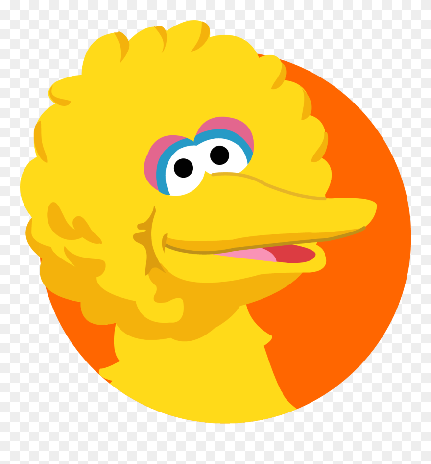 Oscar The Grouch Clipart Big Bird - Sesame Street Big Bird Clipart - Png Download