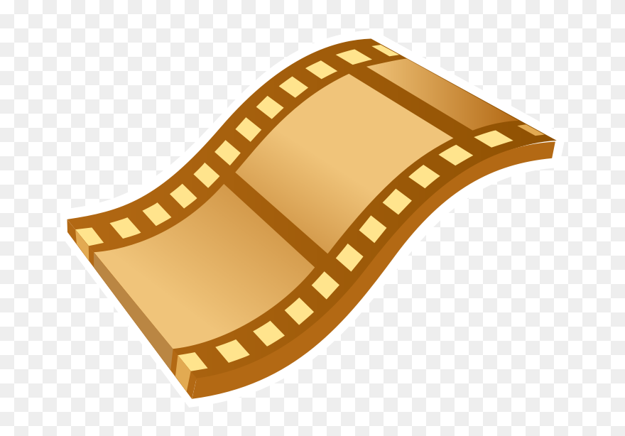 Gold Film Reel Transparent Clipart