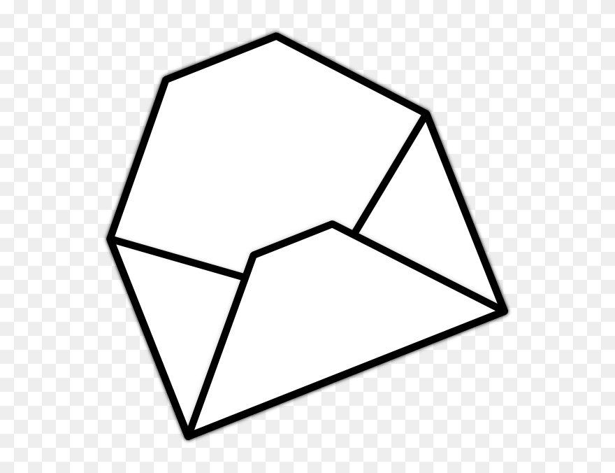 Evelope Clip Art At Clker - Triangle - Png Download