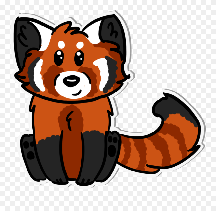 Red - Panda - Drawing - Drawing Clipart