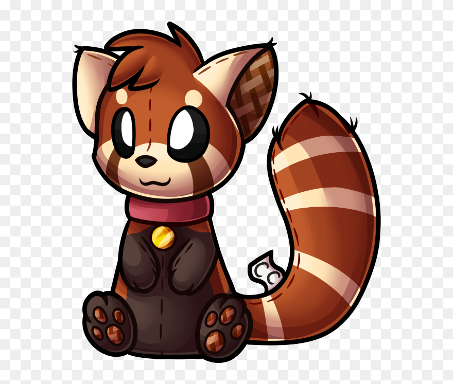 Clipart Panda Fuzzy - Cute Red Pandas Drawings - Png Download