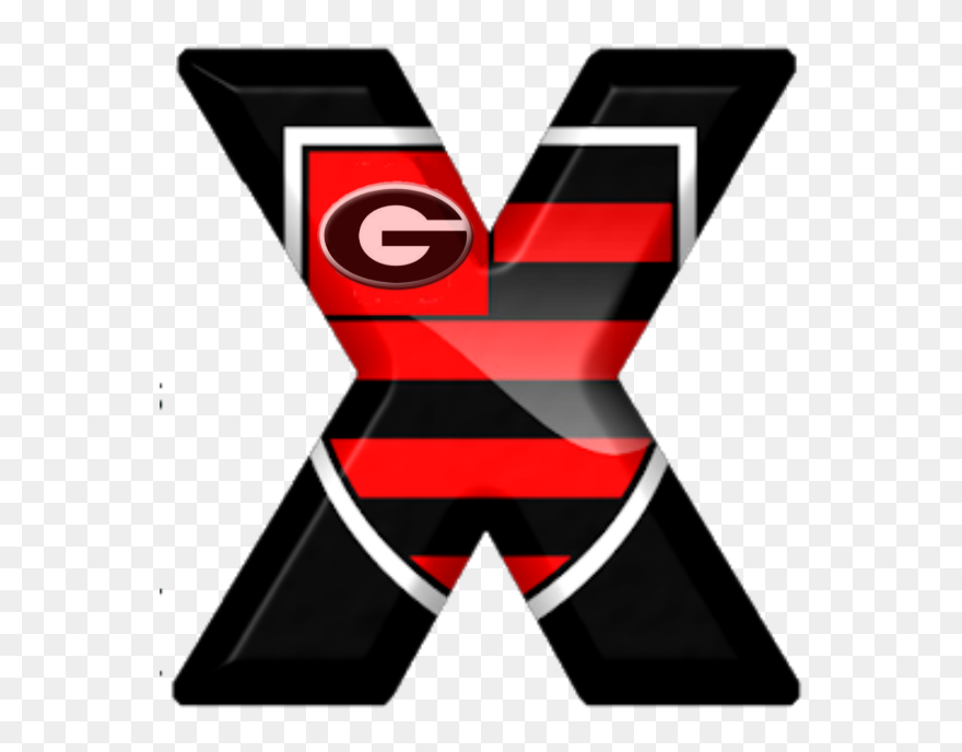 #freetoedit #letter #x #letterx #uga #dawgs #bulldawgs - Graphic Design Clipart