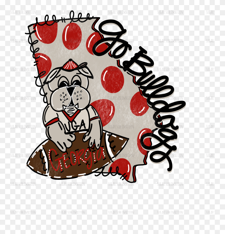 Georgia Bulldogs Football Clipart