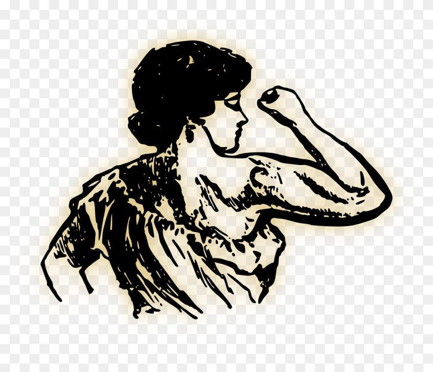 Strength Drawing Sketch - High Self Esteem Drawing Clipart