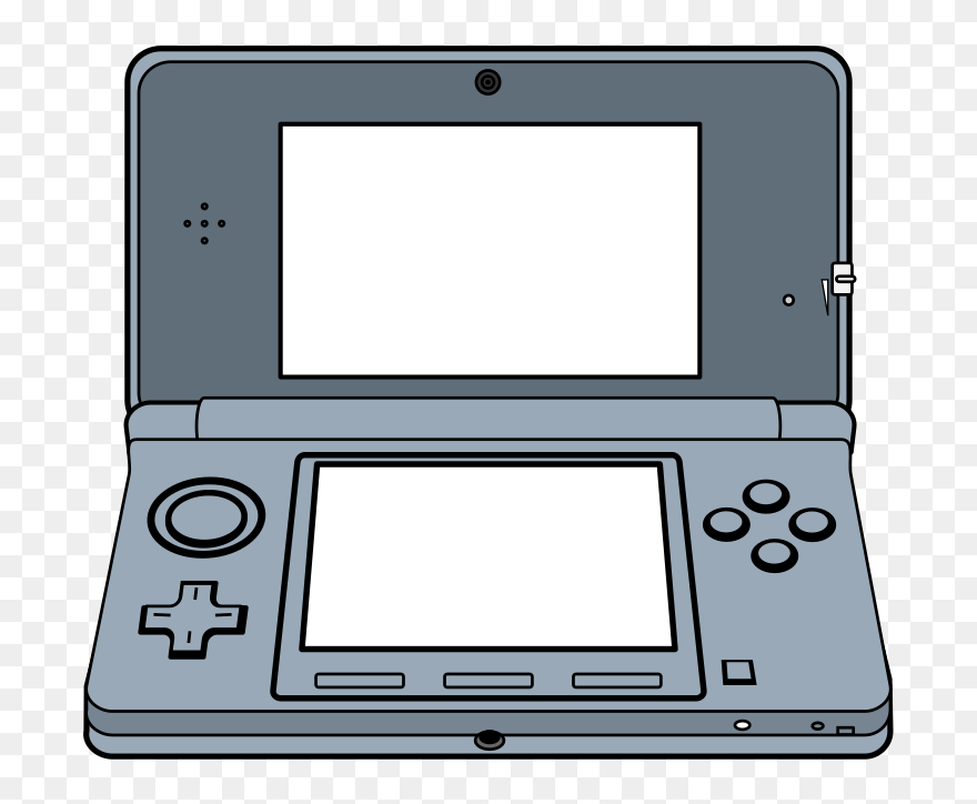 Handheld 3d Game System - Video Game Console Clipart - Png Download