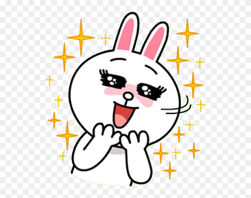 Line Cony Sticker Png Clipart