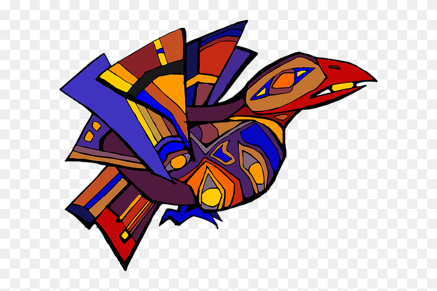 Gambar Abstrak Burung Clipart