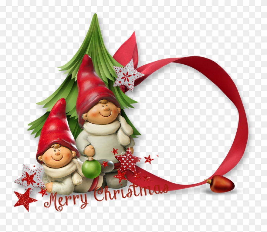 B *✿* Christmas Labels, Christmas Frames, Christmas - Png Cadres De Noël Clipart