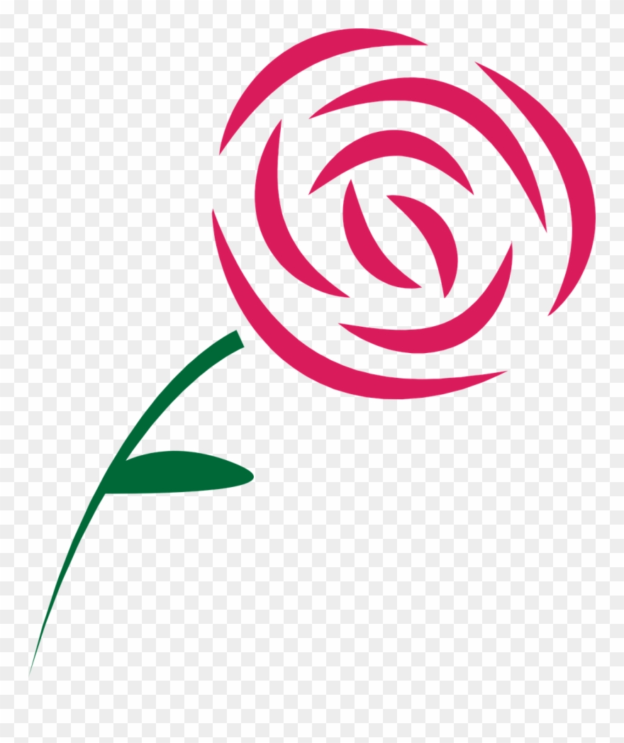 Drawing Roses At Getdrawings Com Free For - Very Simple Rose Drawing Clipart