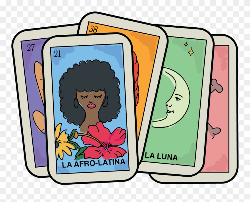 Sophomore Embraces Her Afro - Afro Latina Art Clipart