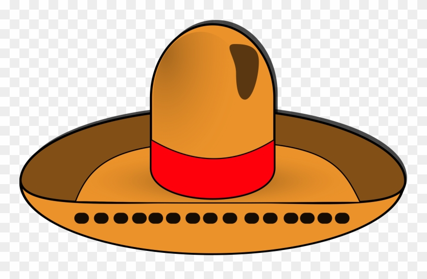 Sombrero Clipart Png - Spanish Hat Clip Art Transparent Png